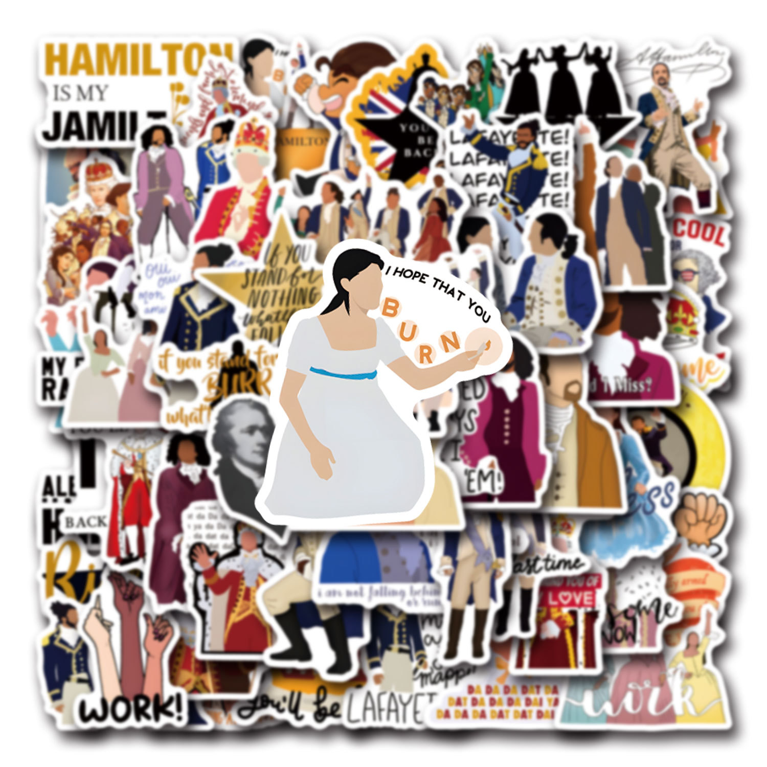 55PCS Hamilton Musical Cartoon - Phone Cases Hamilton recension och pris