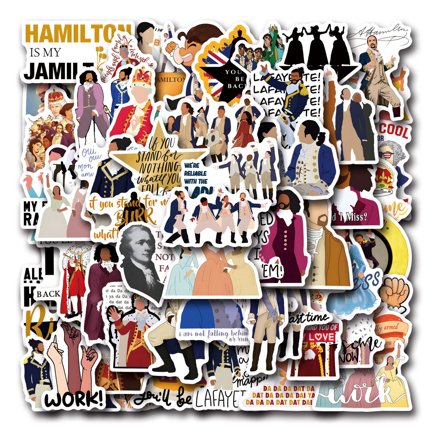 55PCS Hamilton Musical Cartoon - Phone Cases Hamilton recension och pris