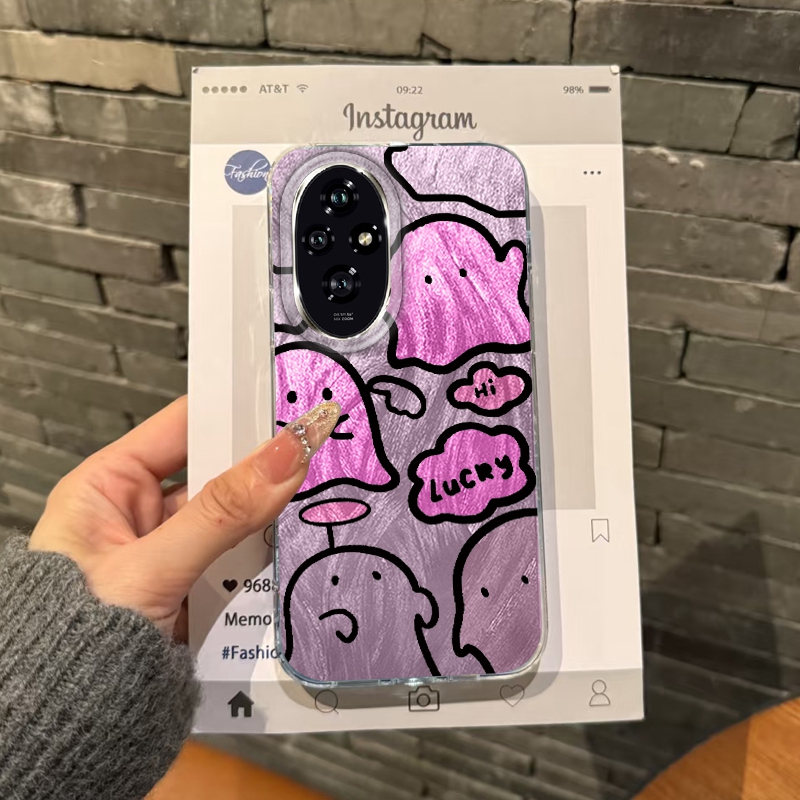 Purple Graffiti Cartoon Phone  - Phone Cases Purple recension och pris
